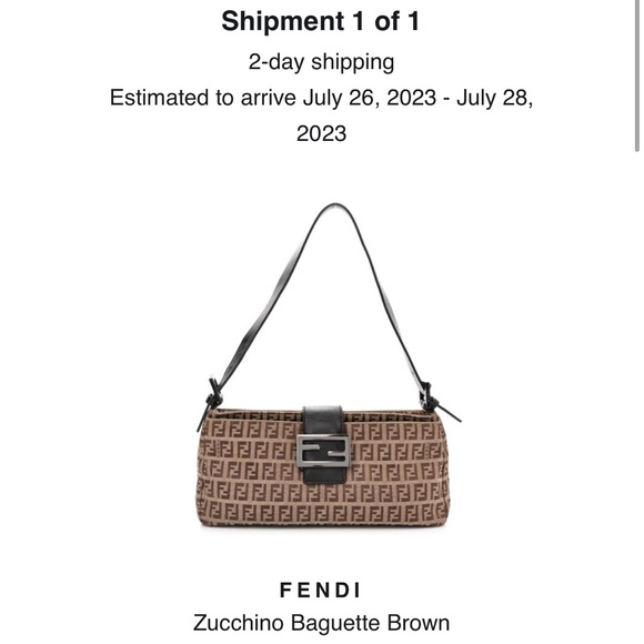 Fendi Zucchino Baguette Bag - Picture 13 of 13